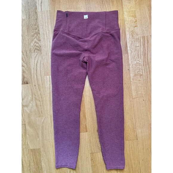 Vuori Women's Clean Elevation Leggings Pink Unsized Small Zip Pocket EUC - Picture 2 of 11